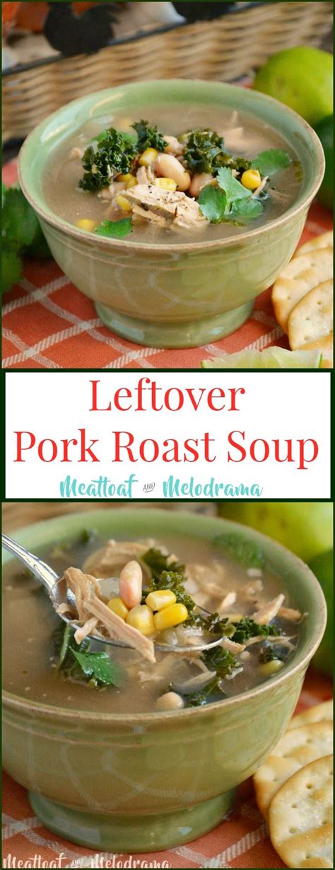 And leftover pork loin has all of the same attributes! Leftover Pork Roast Soup | Recipe (With images) | Pork ...