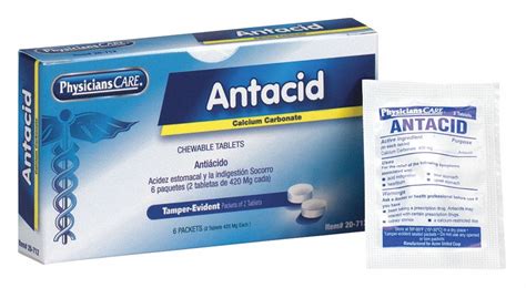 First Aid Only Antacids And Indigestion Tablet 420mg 48zv5120 712