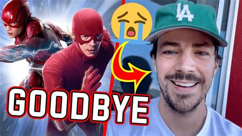 grant gustin reacts to the flash ending with season 9 the flash movie cameo rumour update