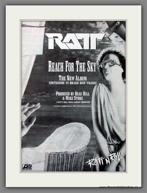 Ratt Reach For The Sky 1988 Original Advert Ref Ad54436 The