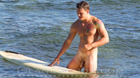 Johann Is Back Hung German Muscle Boy Surfs Naked Blows Two Loads On