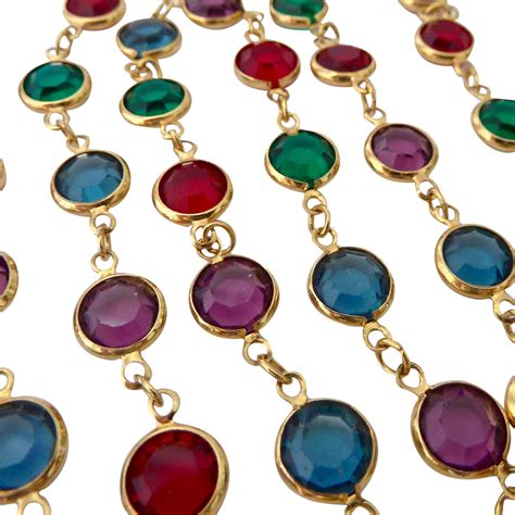 Swarovski Crystal Necklace Jewel Tone Endless Swan Signed | Swarovski crystal necklace, Crystal ...
