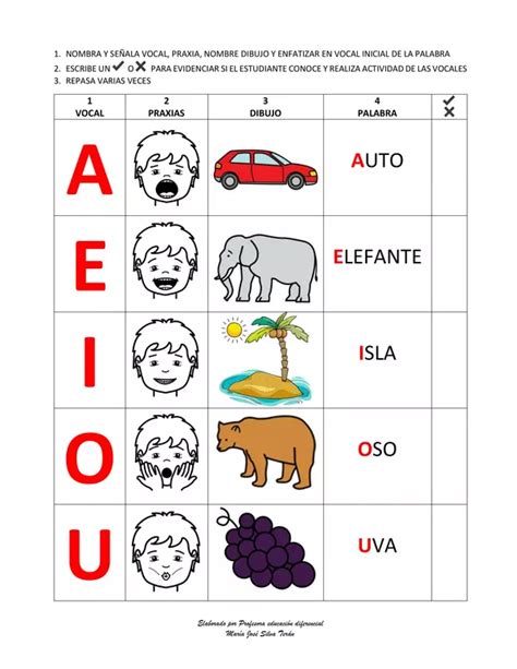 Cuadernillo Lectoescritura VOCALES Profe Social