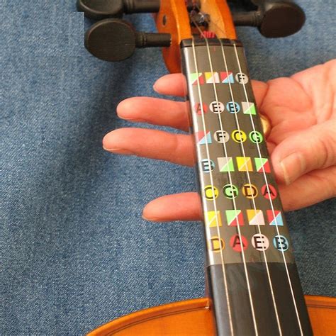 Beginners Violin Fiddle Fingerboard Fret Guide Label Finger Chart 44