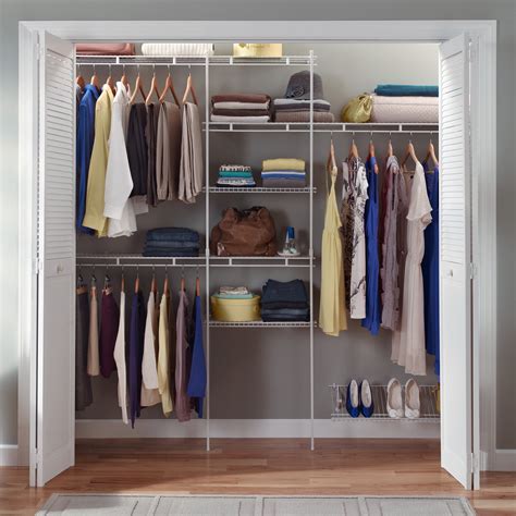 If you buy them, we get a small share of. ClosetMaid 5-8 ft. Closet Organizer with Shoe Rack - Wire ...