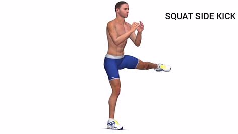 Squat Side Kick Youtube
