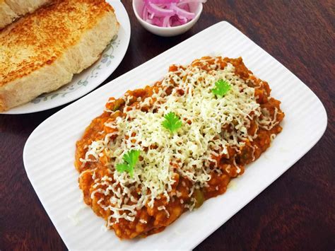 Cheesy Pav Bhaji Recipe By Archana S Kitchen