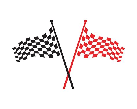 Race Flag Icon Simple Design Logo 596448 Vector Art At Vecteezy