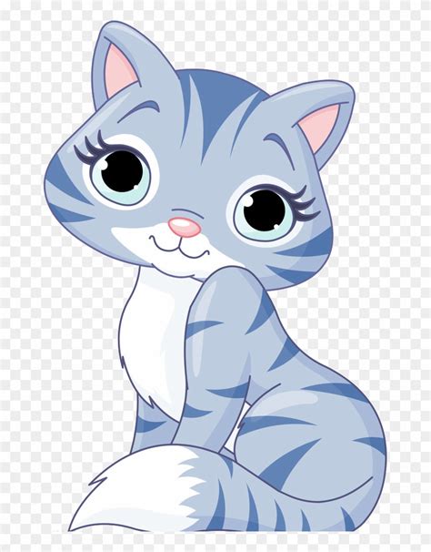 Cat Cartoon Clip Art Cute Cartoon Animals Cat Hd Png Download 669x995 1272056 Pinpng