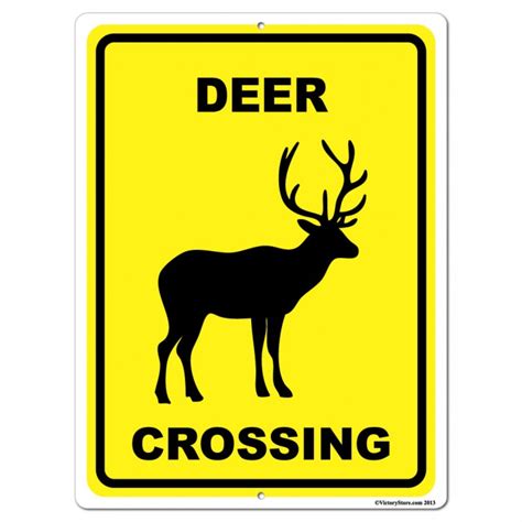 Deer Crossing Sign N6 Free Image Download