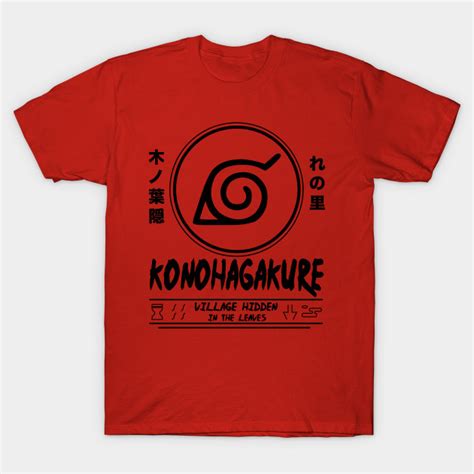 Naruto Konohagakure Hokage T Shirt Teepublic