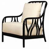 Vidaxl 2x outdoor chairs with cushions poly rattan black garden patio seating. Wishbone Arm Chair - Black Rattan | Rattan lounge chair ...