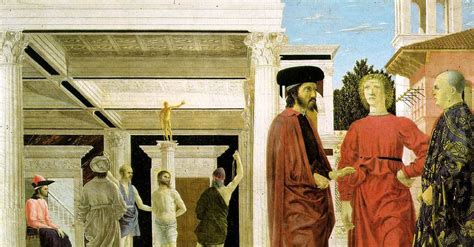 The Flagellation Of Christ By Piero Della Francesca Illustration