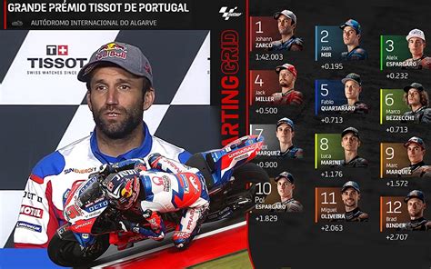 Motogp Portugal Hasil Kualifikasi Tentukan Johann Zarco Posisi