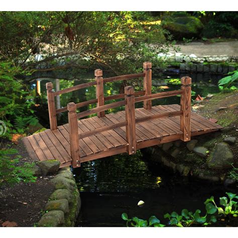 Check spelling or type a new query. Giantex 5 Garden Bridge Wooden Decorative Pond Bridge Arch ...