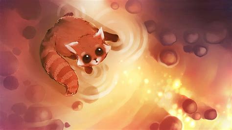 4320x900px Free Download Hd Wallpaper Curious Red Panda Fox