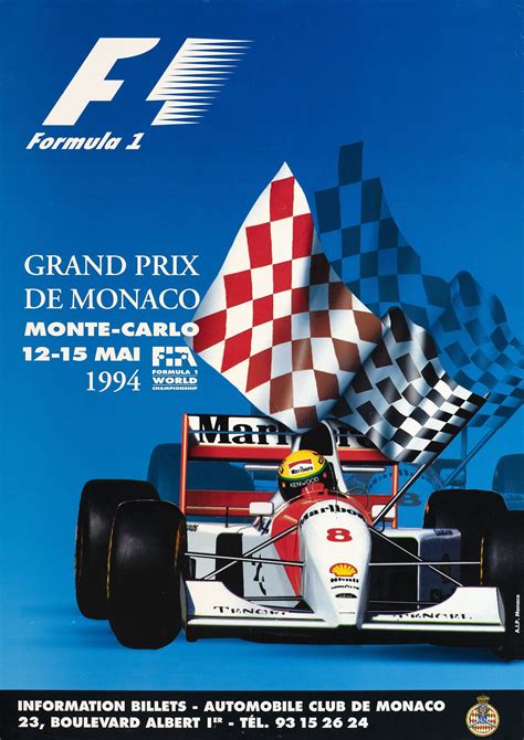 Formula 1 Grand Prix De Monaco Anonyme 1994 Monaco Grand Prix