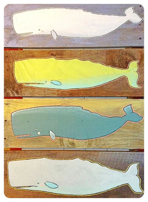 Whale Wall Art Whale Decor Sperm Whale Whales Hand Painted Whale