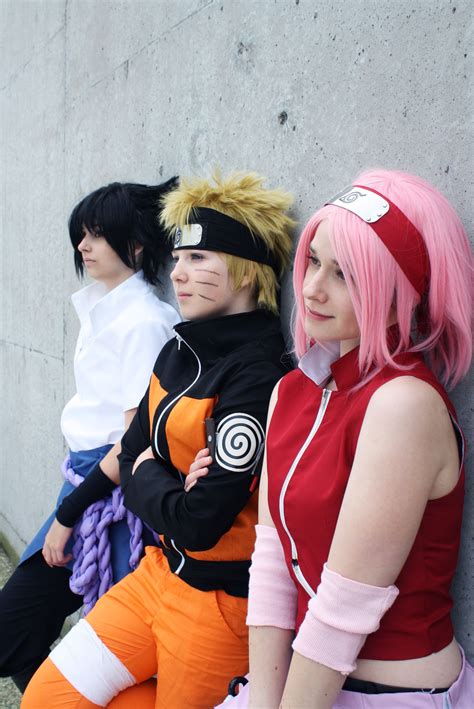 The Kat Naruto Cosplay Anime Cosplay Creative Costumes Sakura And Sasuke Team People