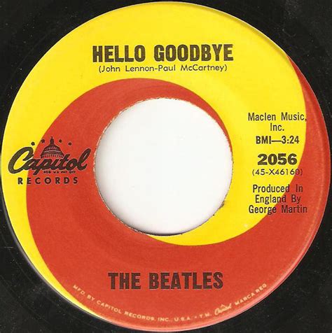Album Hello Goodbye De The Beatles Sur Cdandlp