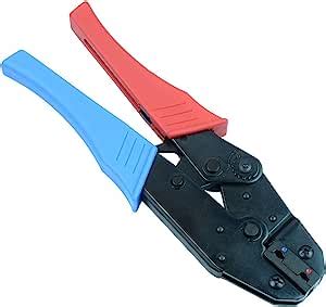 Flag Terminal Ratchet Crimper Insulated Crimping Tool Pliers Cable Wire