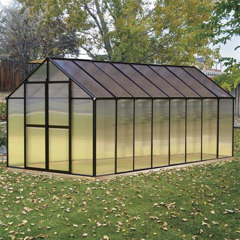 That is why we developed the greenhouse buying guide to help you select the greenhouse that best suits your needs. Riverstone Industries Monticello 8 x 16 ft. Premium ...