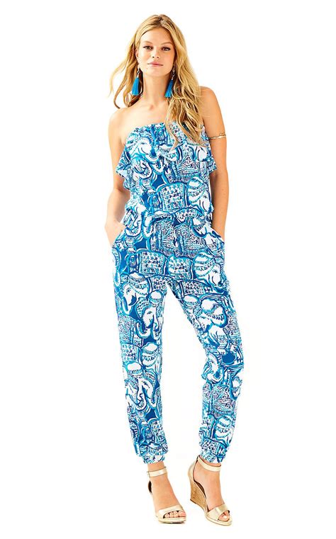Lilly Pulitzer Ailsie Jumpsuit Lillypulitzer Cloth Strapless