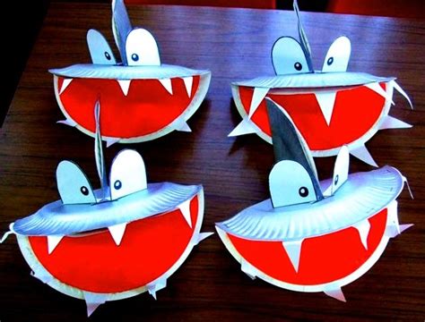 5 Easy Shark Crafts Art For Kids Crafts Crafts For Kids