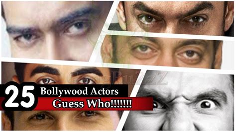 Guess The Bollywood Actor Guess The Bollywood Actors From Their Eyes