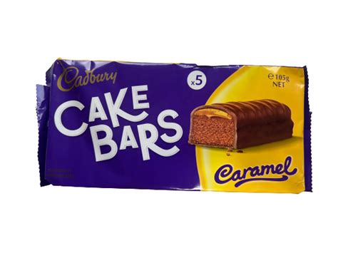 Cadbury Caramel Cake Bars 105g