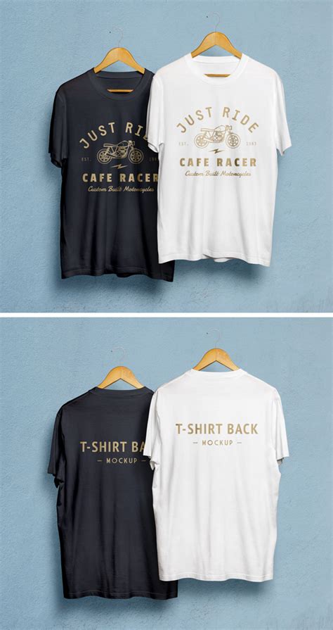 Free Download Mockup T Shirt Front And Back
