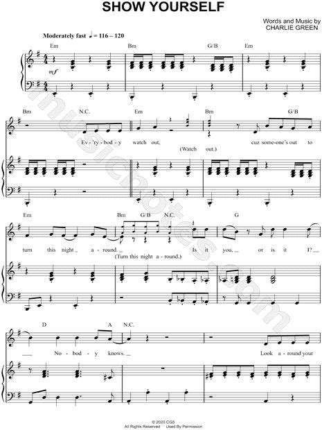 Show Yourself From Among Us Sheet Music In E Minor Transposable