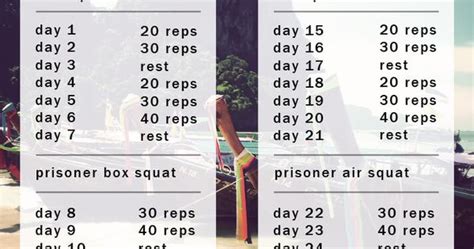 the 28 day squat challenge you ll want to start now squat exercises and workout