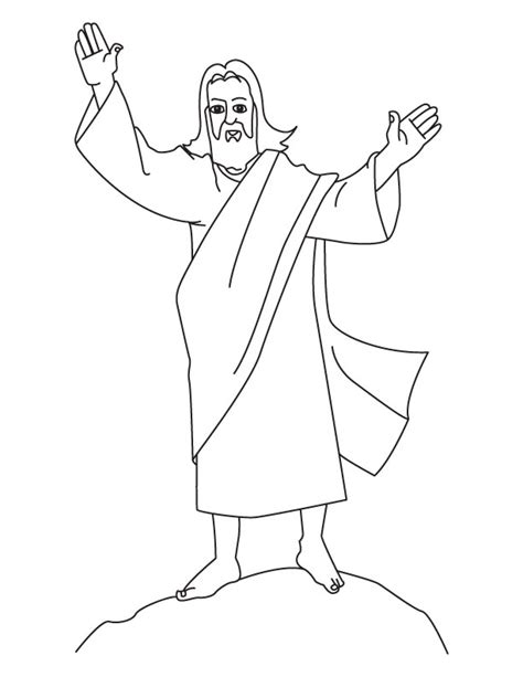 Coloring Pages Of Jesus Christ