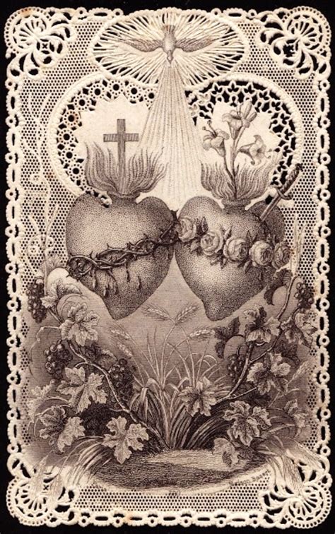 The Sacred Heart Of Jesus And The Sorrowful And Immaculate Heart Of
