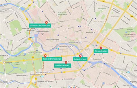 Mappe Di Berlino Attrazioni Metro E Cartine Da Stampare