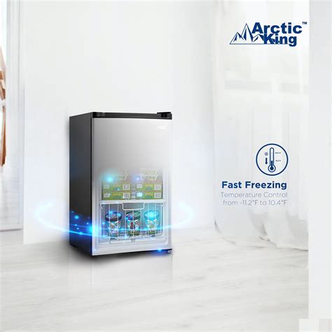 Buy Arctic King 3 0 Cu Ft Upright Freezer Stainless Steel Online In