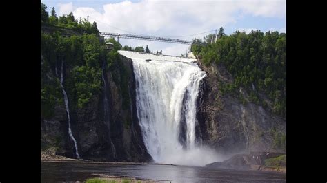 Highest Waterfall In All Of Quebec Canada 2017 Youtube Iround The