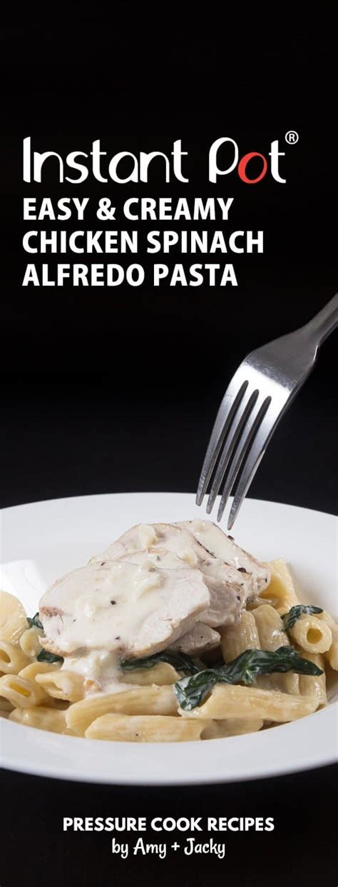 Instant pot® chicken tagine with butternut squash and spinach. Instant Pot Spinach Chicken Alfredo Pasta (Pressure Cooker ...