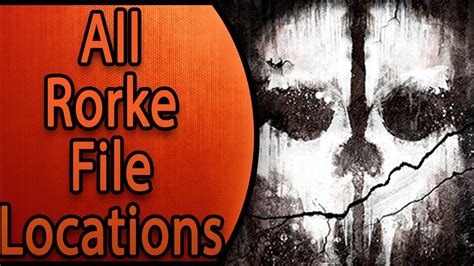 Call Of Duty Ghosts All Rorke Files Intel Locations Video Guide