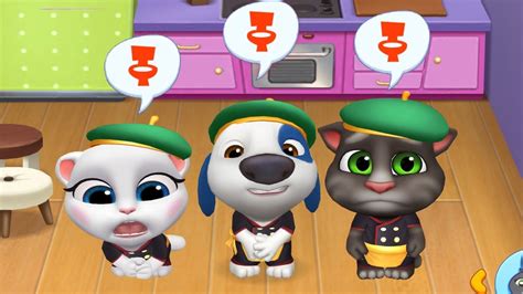 My Talking Tom Friends By Outfit Gameplay Walkthrough Part Youtube