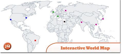 10 Jquery Global Map Plugins — Sitepoint