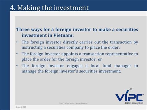 Vipc Foreign Indirect Investment In Vietnam