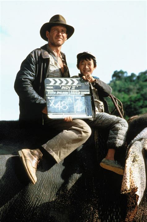 Indiana Jones Stars Harrison Ford And Ke Huy Quan Reunite 38 Years Later