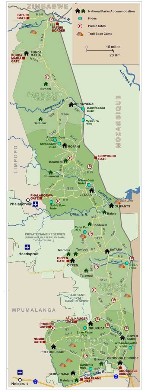 Kruger Camp Maps