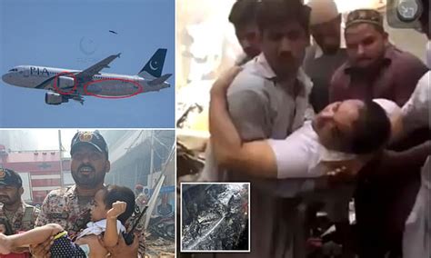 Karachi Plane Crash Three Pulled Alive From Wreckage 104 Dead
