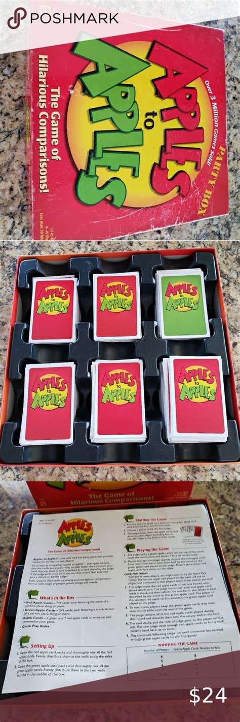 Apples To Apples Party Box Euc In 2022 Party In A Box Party Apple
