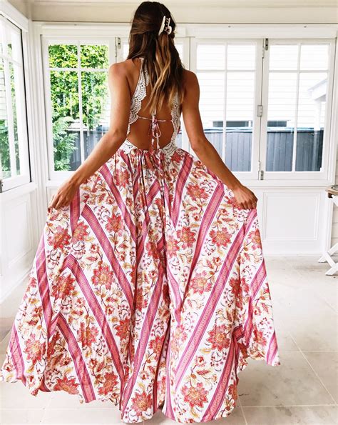 Spring Never Looked More Beautiful Obsessed With Boho Printed Backless