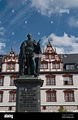 Statue of Prince Albert in the Town Square of Coburg, Bavaria, Germany ...