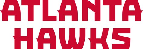 Download Transparent Atlanta Hawks Logo Font Atlanta Hawks Logo Png